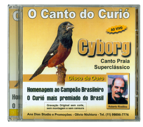 CD - O Canto do Curió Cyborg - Ao Vivo - imagem 1