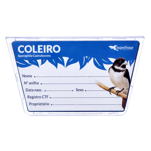 Porta Nome - Acrílico - Coleiro - imagem 1