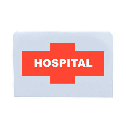 Placa Identificação - Hospital - imagem 1