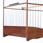 Gaiola N. 6 - Imbuia - Aço Inox - Cocho Alto - imagem 2