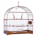 Gaiola N. 6 - Imbuia - Aço Inox - Cocho Alto