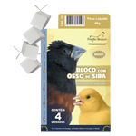 Bloco com Osso de Siba - Pássaros Pequenos - 40g