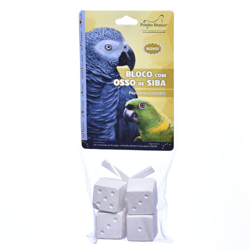 Bloco com Osso de Siba - Pássaros Grandes - 110g - imagem 1
