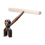 Poleiro Torneado Lateral cor Imbuia Pequeno
