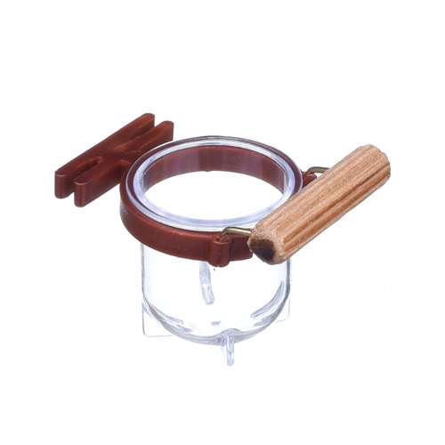 Porta Vitamina Pequeno - com Poleiro e Presilha Cobre - imagem 1
