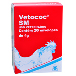 Vetococ - Caixa com 20 envelopes de 4g