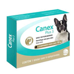 Canex Plus 3 - Palatável 10 kg - c/4 comprimidos - Vermífugo para cães