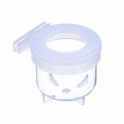 Porta Vitamina - Super Trincão - Cristal com Tampa Leitosa - imagem 1