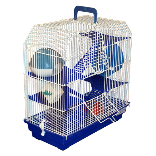 Gaiola Hamster 4 andares - Azul - imagem 1