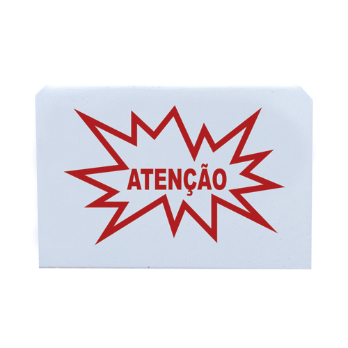 Placa Identificação - Atenção - imagem 1