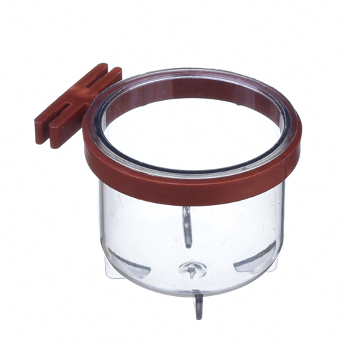 Porta Vitamina Rubi - Super Trincão - Fumê Com Presilha Cobre - imagem 1