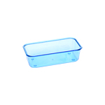 Banheira Retangular - Média - 250ml - Azul