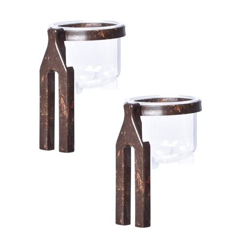 Kit Suporte Porta Vitamina Super Trincão - Marrom - imagem 1