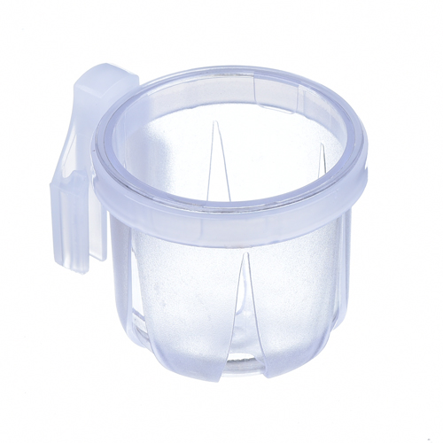 Porta Vitamina Rubi - Super Trincão - Cristal com Presilha Leitosa - imagem 1