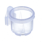 Porta Vitamina Rubi - Super Trincão - Cristal com Presilha Leitosa