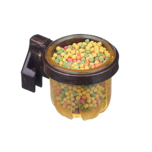 Porta Vitamina Rubi - Pequeno - Luxo com Presilha Marrom - imagem 1