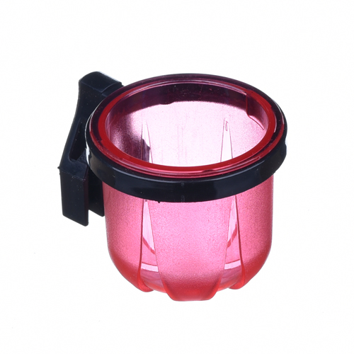 Porta Vitamina Rubi - Médio - Vermelho com Presilha Preta - imagem 1