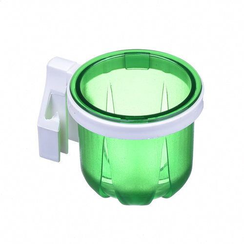 Porta Vitamina Rubi - Médio - Verde com Presilha Branca - imagem 1