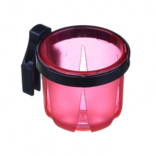 Porta Vitamina Rubi - Super Trincão - Vermelho com Presilha Preta - imagem 1