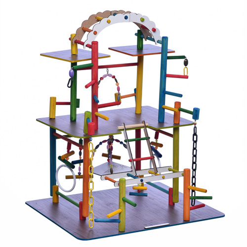 Brinquedo Play Playground Fantasia com 2 Andares - Colorido - imagem 1