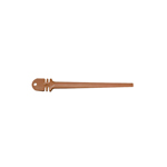 Poleiro Plástico Tipo Italiano Marrom - Pequeno 18cm