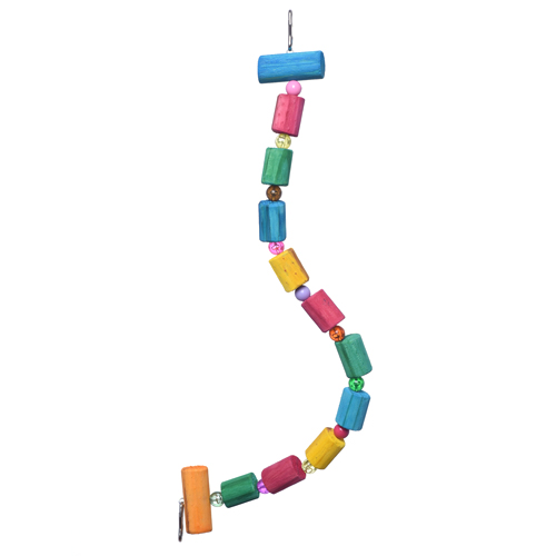 Brinquedo Play Cobrinha Colorida para Gaiola - imagem 1
