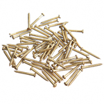 Parafuso Latão Fenda Reta - 1,5 x 12 x 2.5 - 100g