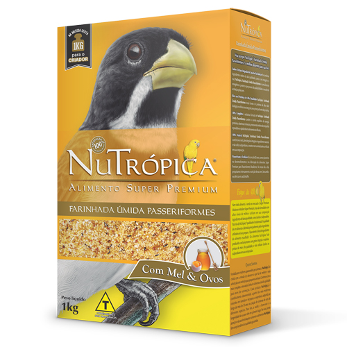 Nutrópica - Farinhada Coleiro - 1kg  - imagem 1