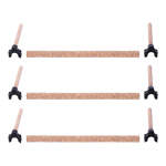 Kit 3 Poleiros Reguláveis P10 - 10mm - Malha Fina - com Cortiça