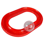 Pista Hamster Oval GP Jel - 6 Partes - Vermelha
