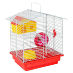 Gaiola Hamster - Teto Aramado - 2 Andares