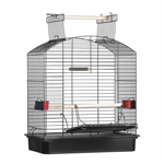 Gaiola Max Triplex Epoxi Preta - Malha Larga