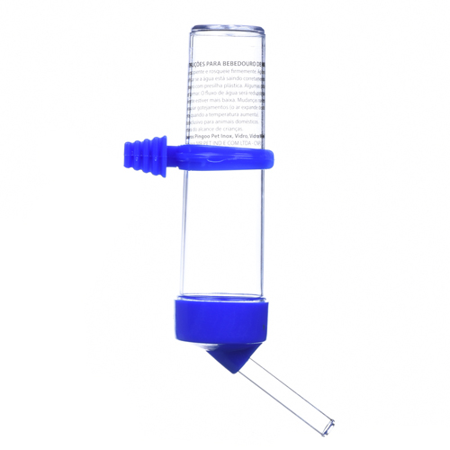 Bebedouro Base Plástica para Hamster - Bico de Vidro - 60ml - imagem 1
