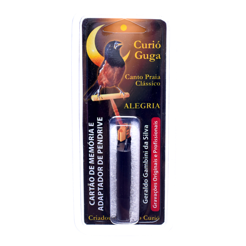 Cartão de Memória com Adaptador para Pendrive Curió Guga Alegria - imagem 1