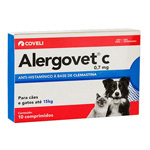 Antialérgico Alergovet C 0,7mg - 10 comprimidos