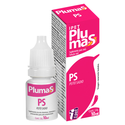 Ipet Plumas PS Peito Sadio - 10ml - imagem 1