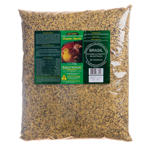 Raposo - Vitamina Amarela - Linha Cantador - 5kg - imagem 1