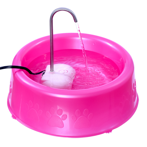Fonte de Água Gatos Acqua - 110V - Rosa - imagem 1