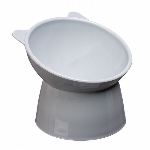 Comedouro Gatinho Elevado - Cinza - imagem 1