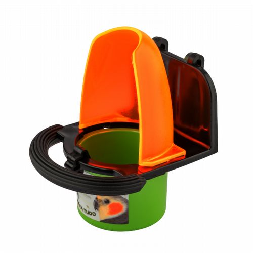 Comedouro Papa Tudo - 190ml - Laranja - imagem 1