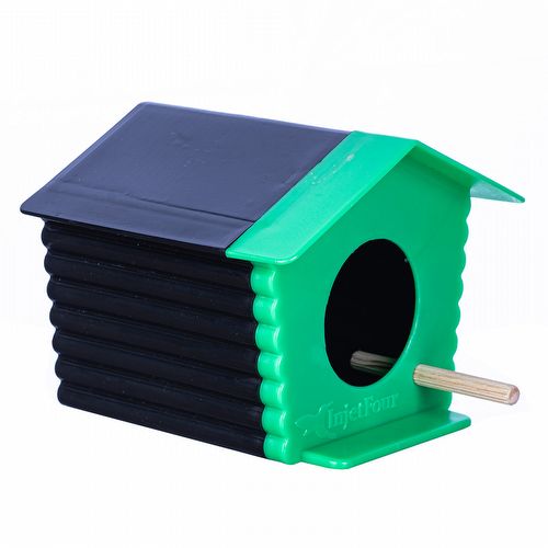 Casinha Passarinho Ar Livre - Preto e Verde - imagem 1