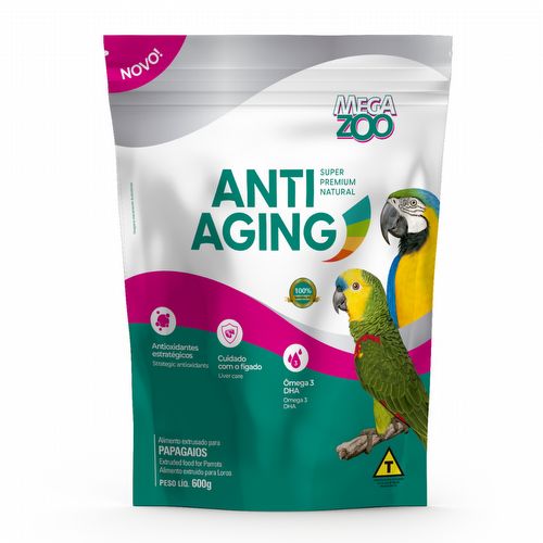 Megazoo - Anti Aging Papagaios - 600g - imagem 1