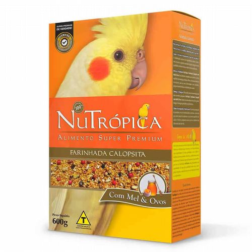 Nutrópica - Farinhada Calopsita Mel e Ovos - 600g - imagem 1