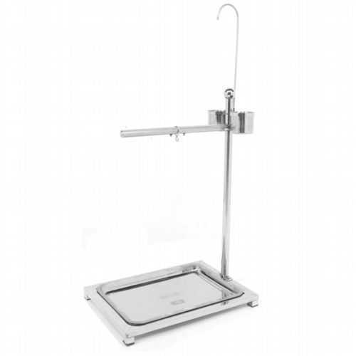 Poleiro Móvel Aço Inox - 30cm - imagem 1