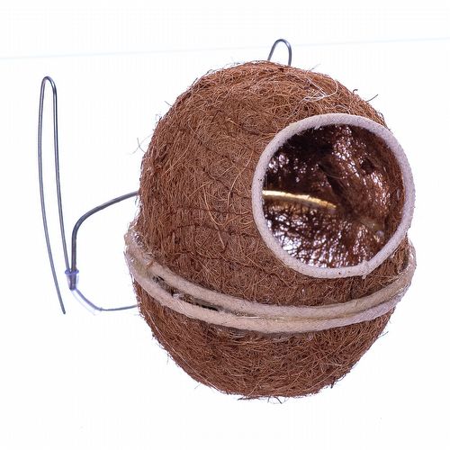 Ninho Bola para Canário da Terra 1 Entrada Fibra - NH115 - imagem 1