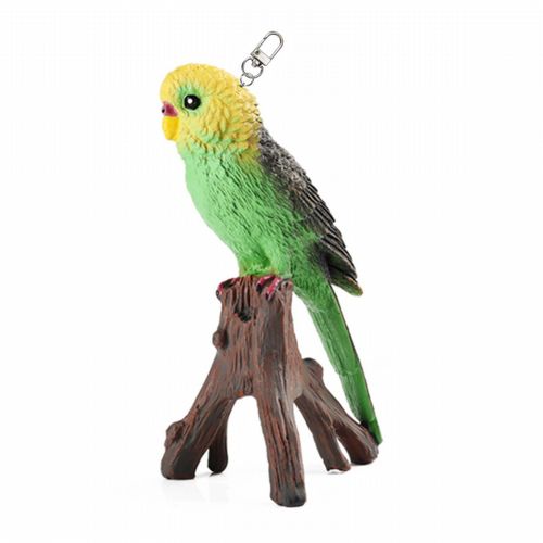 Chaveiro Resina Periquito - Verde Poleiro - imagem 1