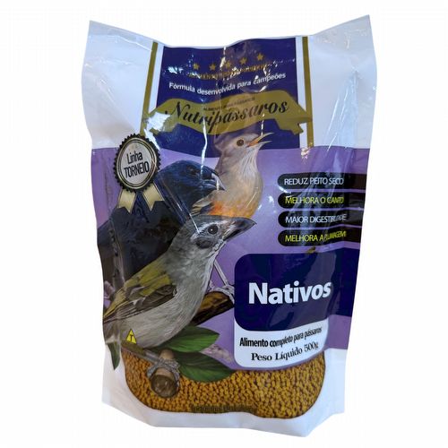 Nutripássaros - Nativos - Torneio - 500g - imagem 1