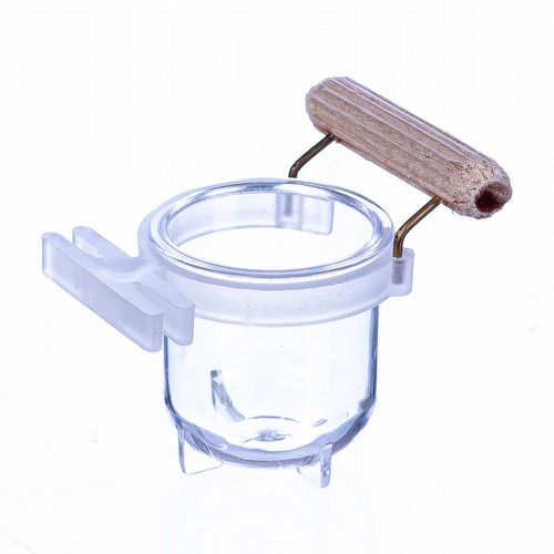 Porta Vitamina Pequeno - Cristal com Poleiro - imagem 1