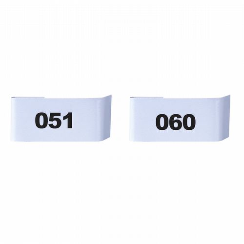 Placa para Numeração de Gaiolas - 51 ao 60 - imagem 1