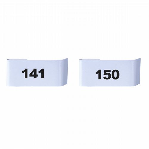 Placa para Numeração de Gaiolas - 141 ao 150 - imagem 1